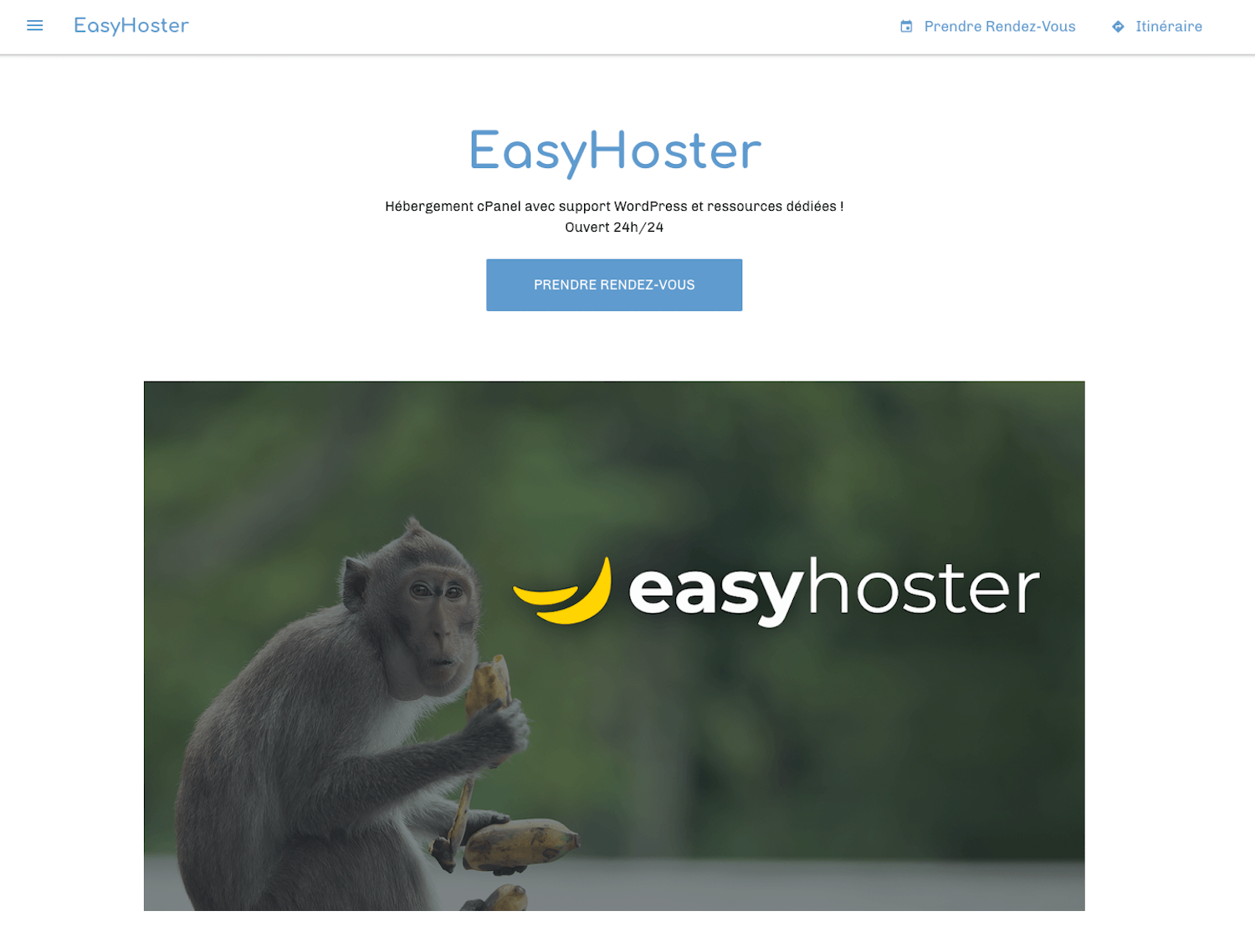 Pour suivre l'actualité de l'Hébergement Web et de l'Hébergeur WordPress et cPanel EasyHoster, rendez-vous sur EasyHoster.business.site !