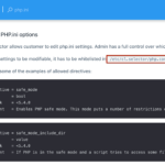 Change PHP.ini default values on CloudLinux PHP Selector 1
